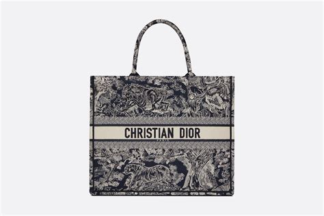 large book tote dior